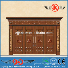 JK-C9017 Exterior puerta de cobre imitado / seguridad puerta principal / puerta de cobre frontal